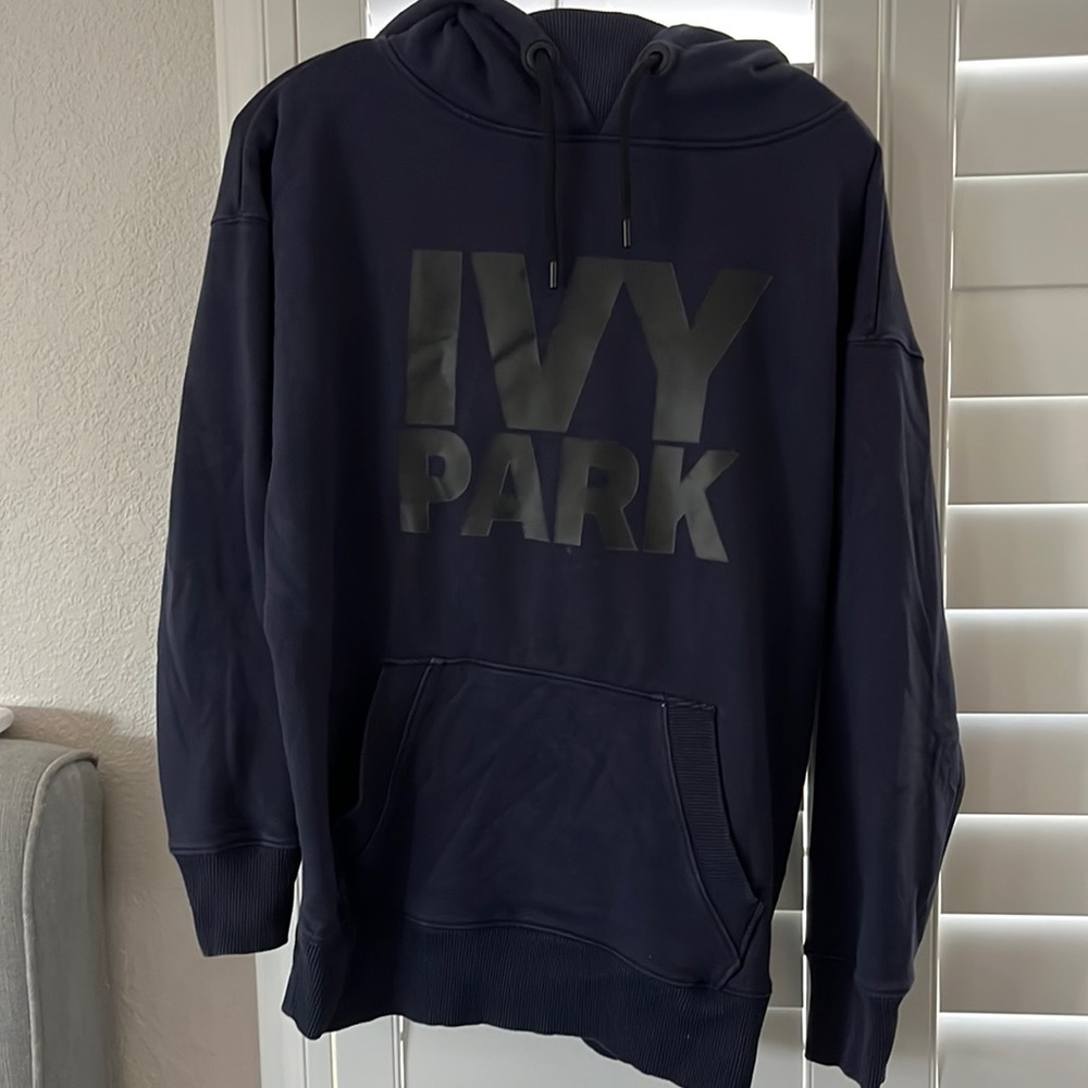 Navy blue and black detail ivy park hoodie
